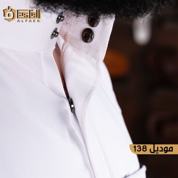 جلباب ابيض رجالي - موديل 138